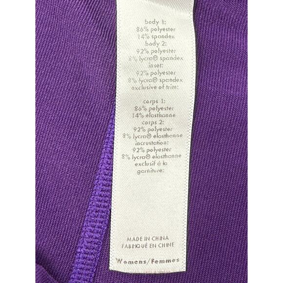 Lucy Tech Skirt with Built in Shorts Women's Medium Purple Thigh Pocket - Picture 5 of 5